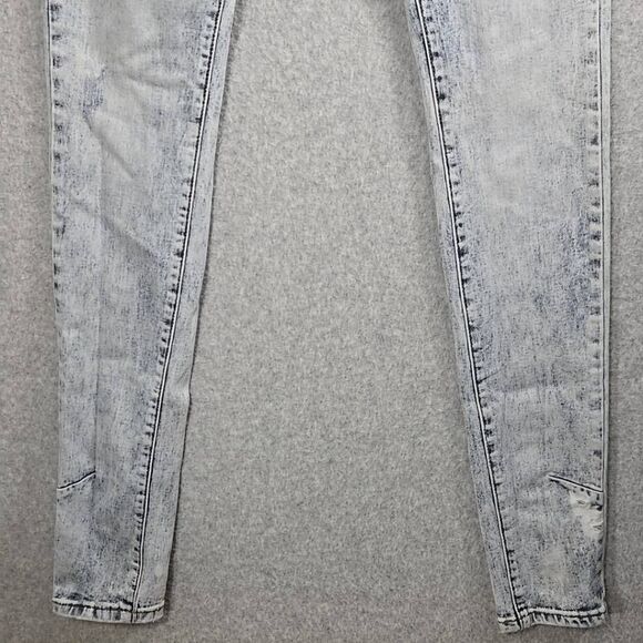 David Kollar Jeans Skinny 30x32 Rock Star Distressed Acid Wash - Picture 3 of 13